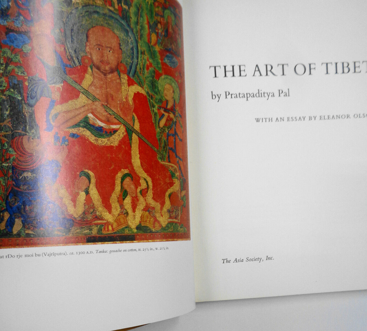 The Art of Tibet by Pratapaditya Pal - 1969 Exhibition Catalog - Asia Society