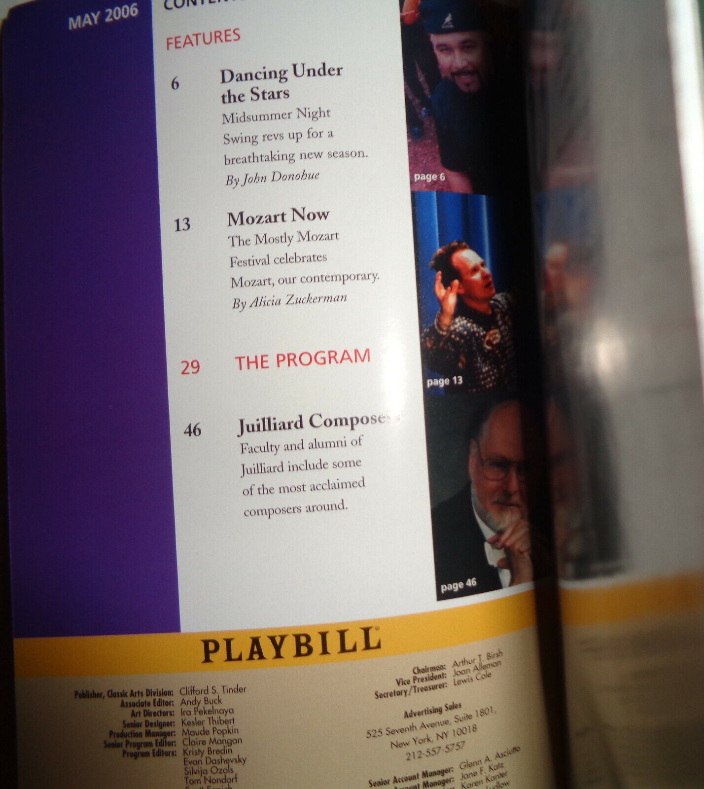BIRGIT NILSSON: A FORCE OF NATURE - LINCOLN CENTER PLAYBILL - MAY 23, 2006