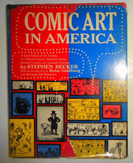 Comic Art in America - Stephen Becker 1959 Hardcover First Edition 1st Printing