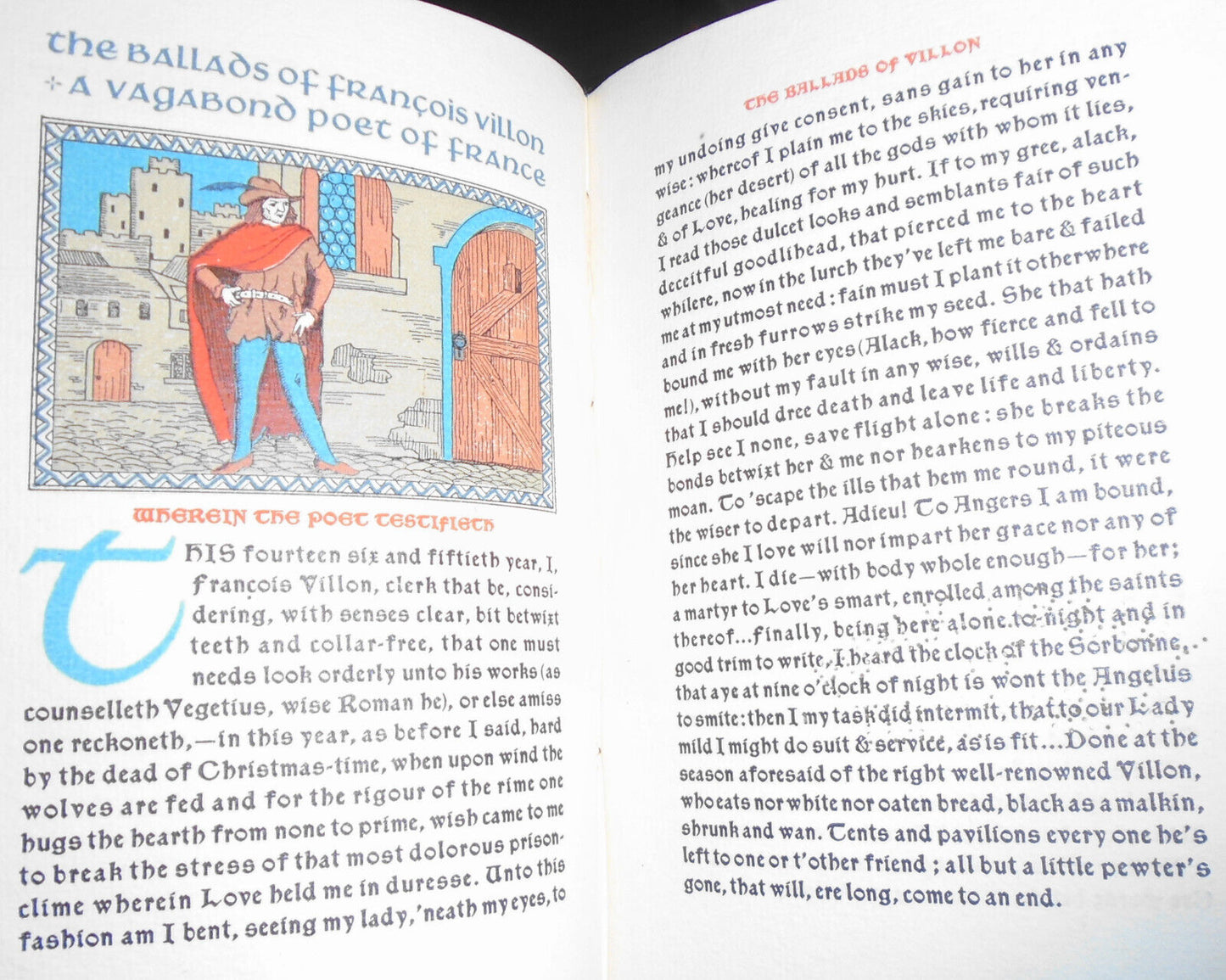 Ballads Of Francois Villon, A Vagabond Poet Of France. 1927 No. 66 of 200 copies