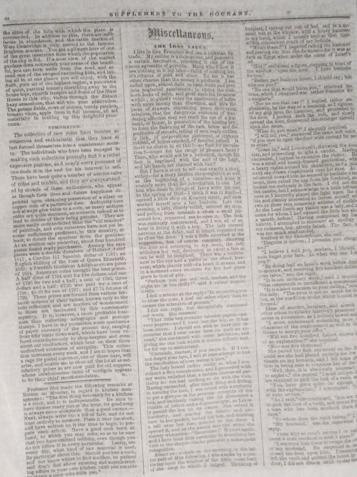 Supplement To The Connecticut Courant, June 2, 1866 - First all-Black jury...
