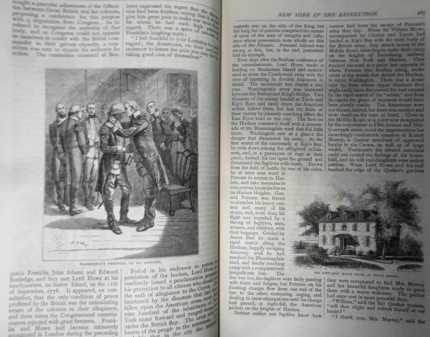 Scribner's Magazine 1876 Jan & Feb - NY in the Revolution, Bret Harte, Hale, etc