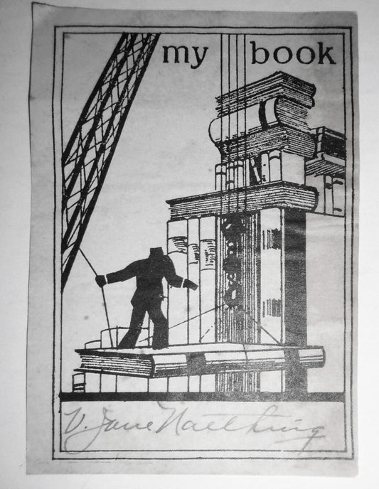 V. Jane Naitling, Ex Libris Bookplate