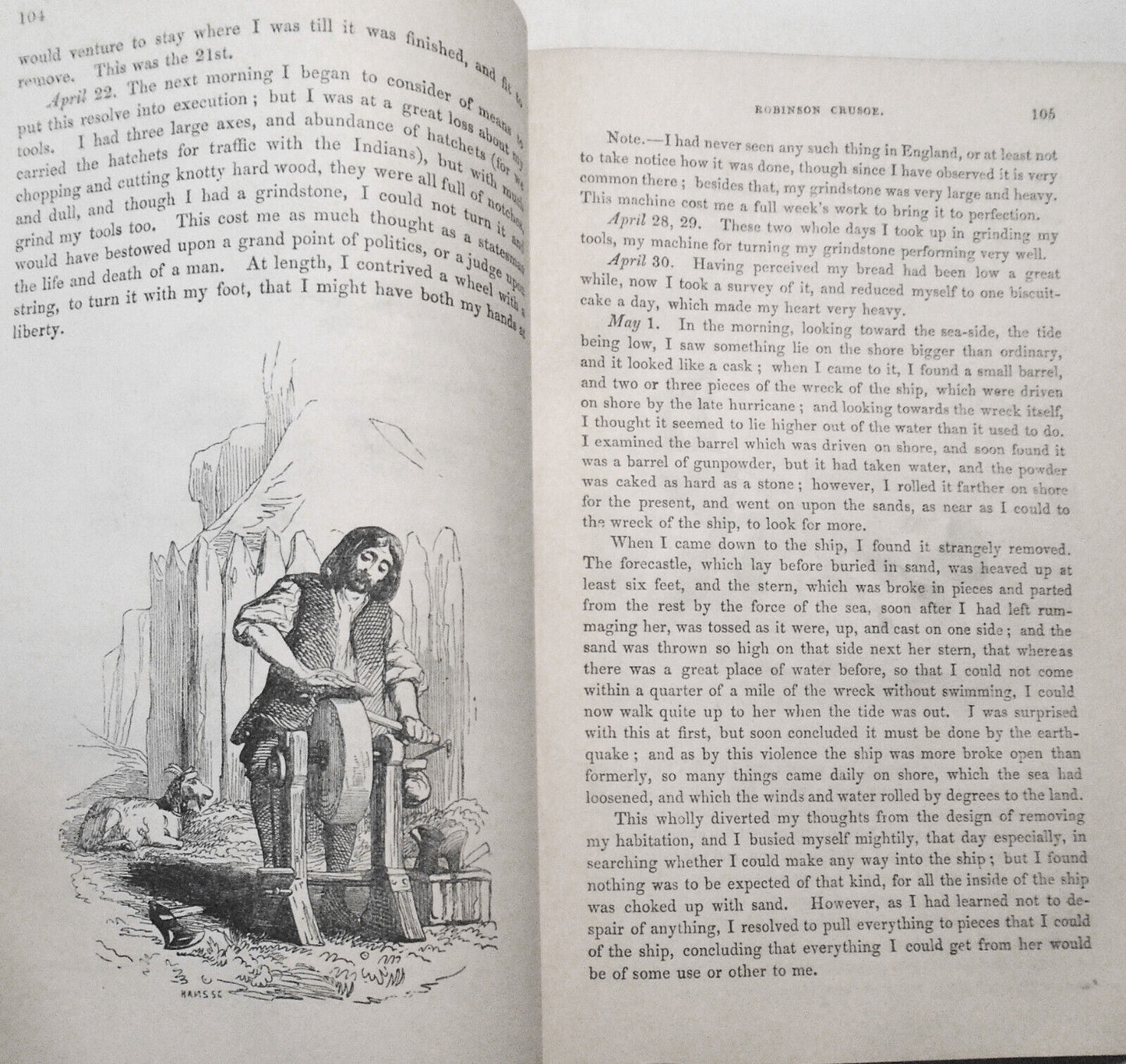 1864 The Life and Adventures of Robinson Crusoe, by Daniel Defoe