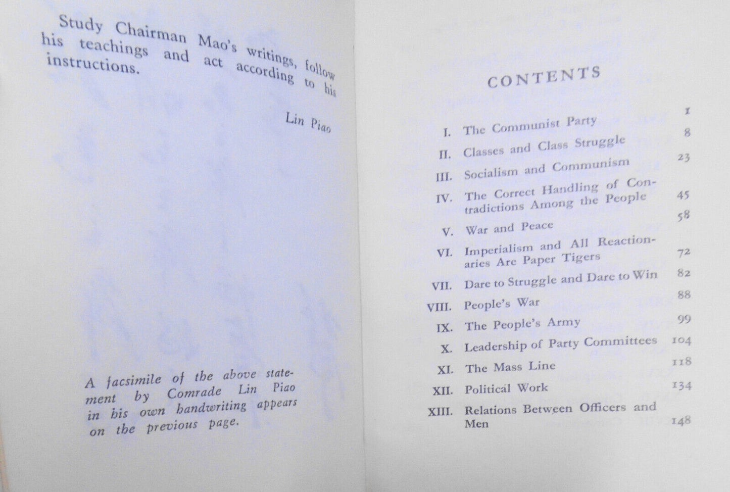 Quotations From Chairman Mao Tse-tung. 1966 1st edition. The Little Red Book.