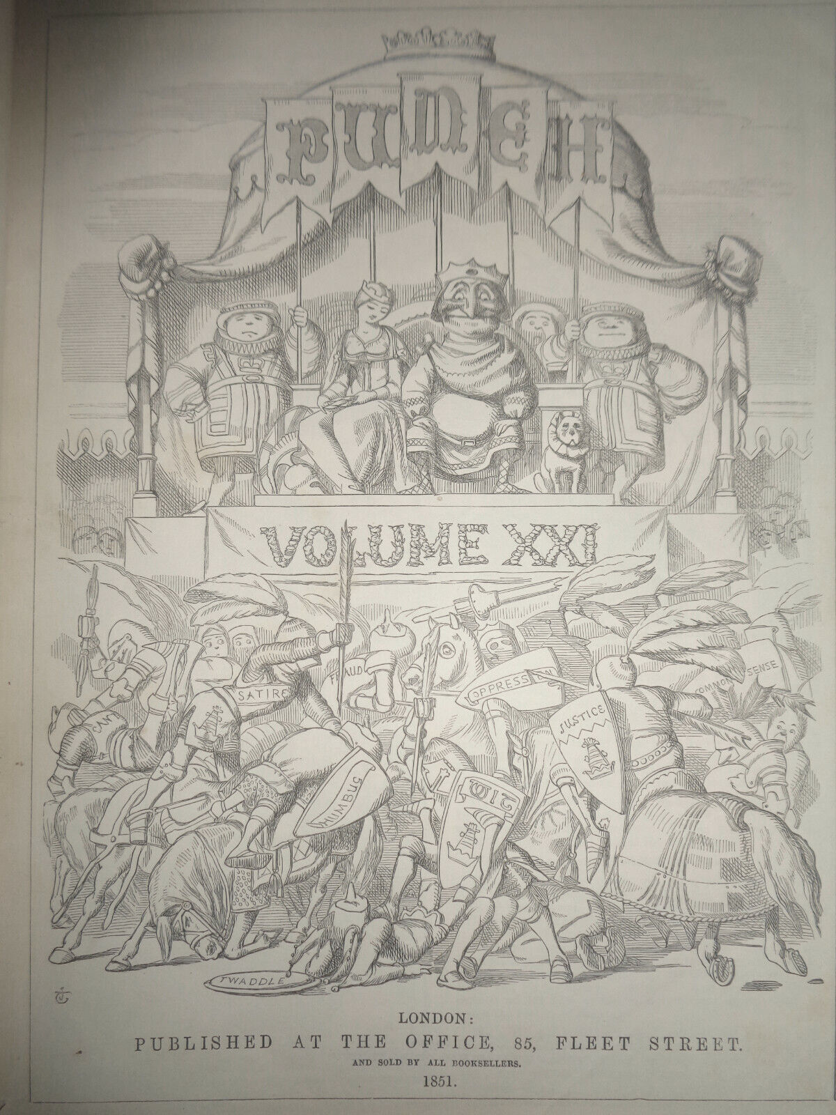PUNCH, or the London Charivari, Vol. XXI, Jan-June 1851